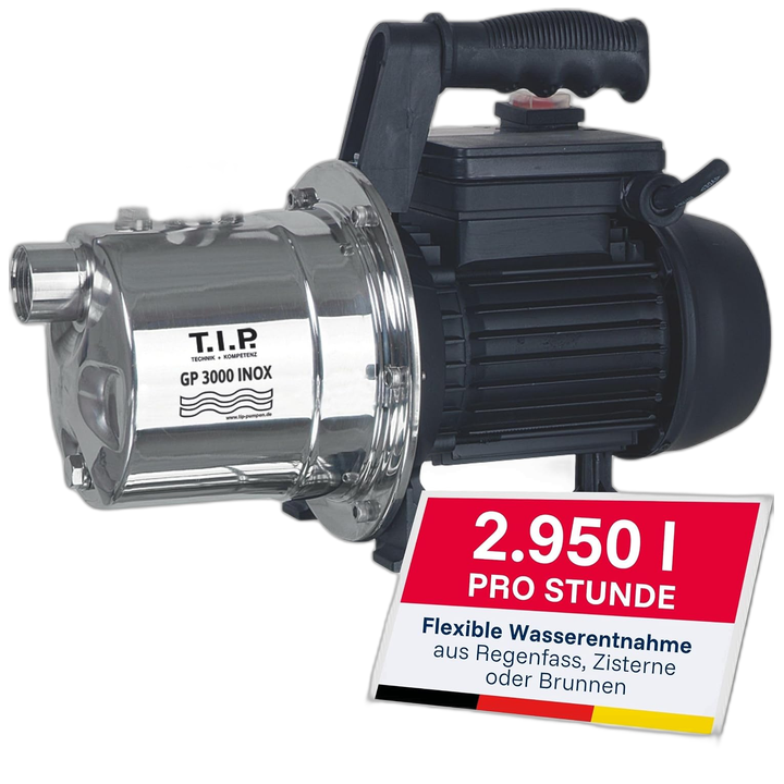 T.I.P. GP 3000 INOX Gartenpumpe