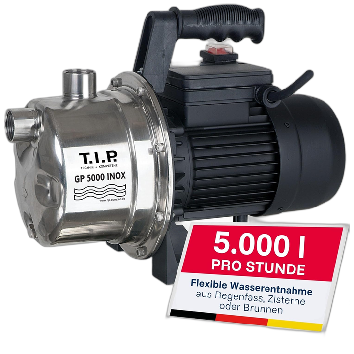 T.I.P. GP 5000 INOX Gartenpumpe